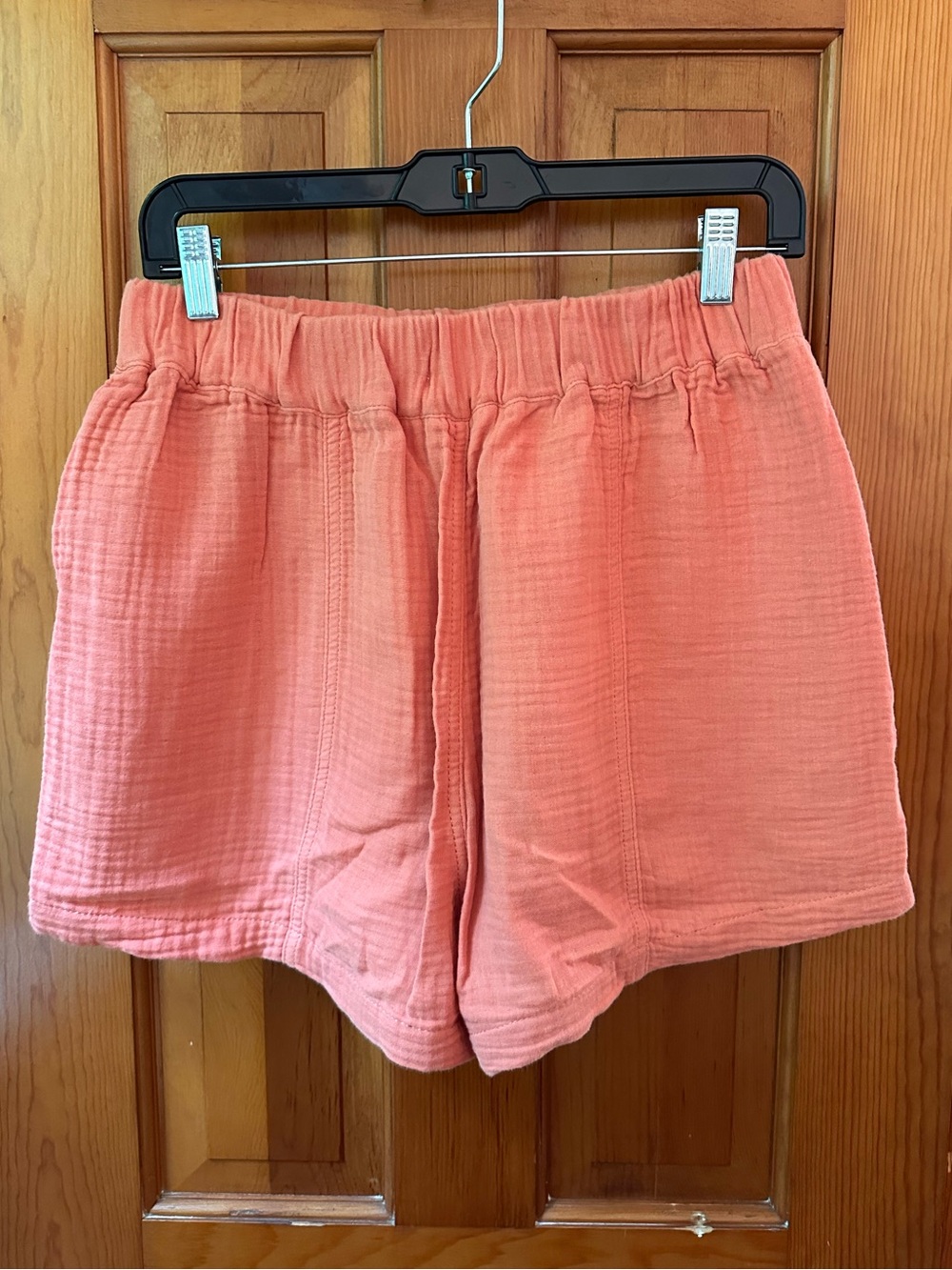 Madewell Coral Gauze Pull-On Shorts Size Small